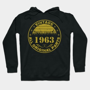 Vintage 1963 All Original Parts Hoodie